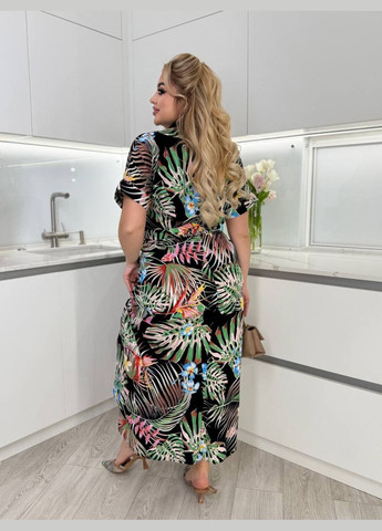 Черное деловое, кэжуал, коктейльное, вечернее женское платье рубашка No Brand