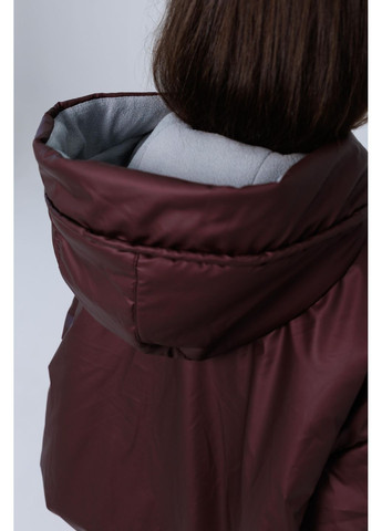 Комбінована демісезонна куртка амалія бургундія Cvetkov Амалия