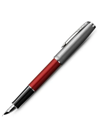 Перо SONNET 17 Essentials Metal Red Lacquer CT FP F (83 611) Parker SONNET 17 Essentials Metal Red Lacquer CT FP F (400417937)