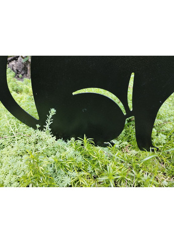 Фігура з металу для клумби Кіт №2 No Brand (368896451)