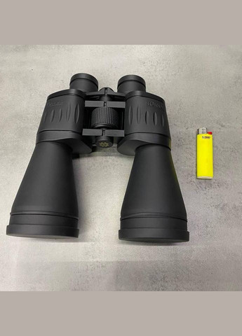 Бінокль GIANT 20x60, Чорний, чохол, нашийний ремінь, захисні кришки на об'єктиви та окуляри Konus (338625271)