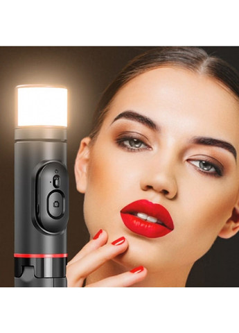 Штатив трипод вертикальный с LED подсветкой поворотным держателем для смартфона Bluetooth пультом (478825-Prob) Unbranded (313681011)