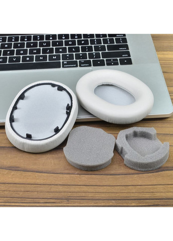 Амбушури для навушників WH-1000XM5 сріблясті змінні подушки Silver Sony (366644040)