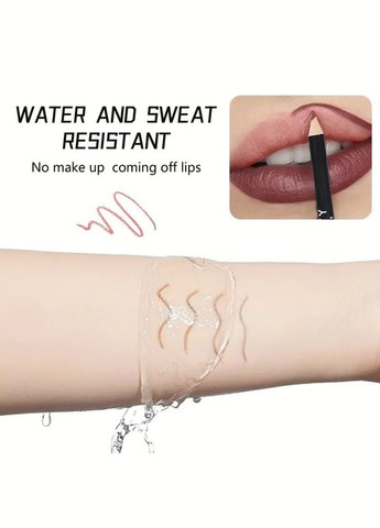 Набір із 12 олівців для губ від SHOETSY Cosmetics - матові стійкі відтінки для всіх типів шкіри No Brand (311226107)