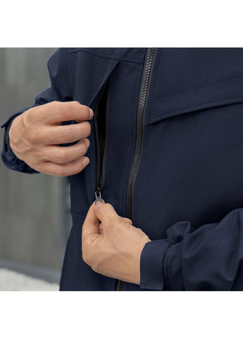 Темно-синяя демисезонная куртка shum темно-синий Pobedov