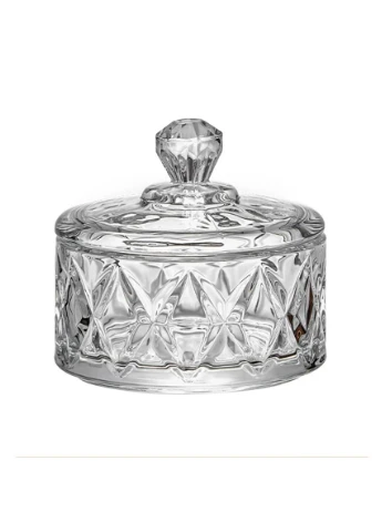 Цукерниця Lirmartur зі скляною кришкою під кришталь, TS Kitchen (324071689)