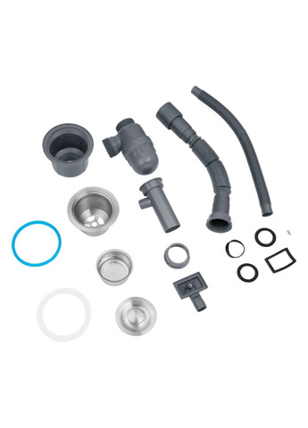 Комплект кухонной мойки KRP Derby - 50х50HM Brush (2,5/0,5 мм) Kroner (336937037)