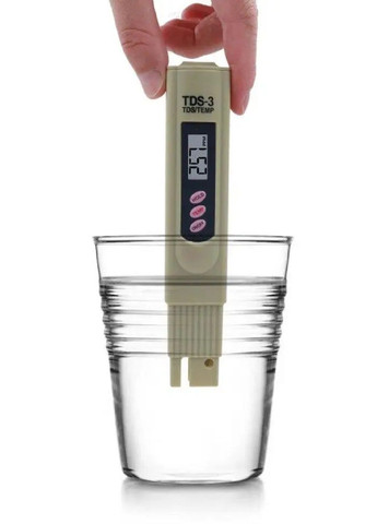 Вимірювач тестер солемір прилад для вимірювання концентрації солей у воді якості води 15.5x3.1x2.3 см (476705-Prob) Unbranded (289059709)