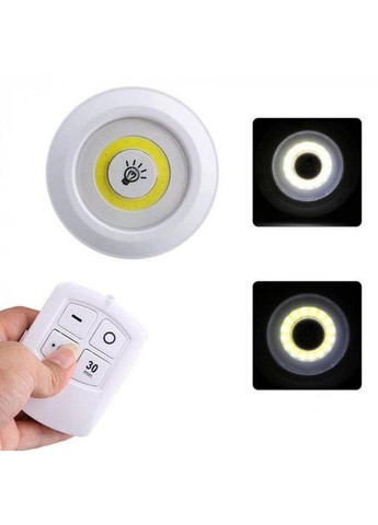 Набір світильників з пультом набір 3 шт LED light with Remote Control set (1756375633) No Brand (335008771)