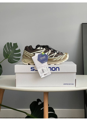 Кросівки жіночі і чоловічі Salomon XT-6 Soft Ground kangaroo brown beige | Саломон ХТ-6 коричневі бежеві No Brand коричневі демісезони (361308051)