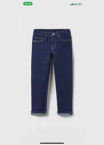 Синие джинсы 134 см синий артикул л413 Zara