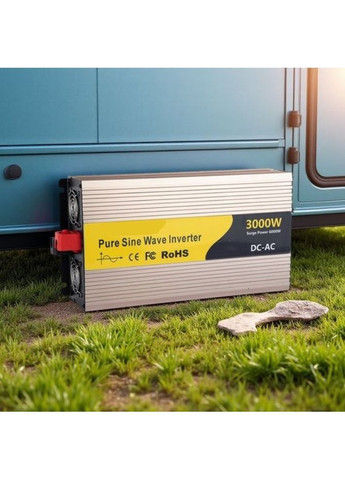 Перетворювач напруги Pure Sine Wave Inverter 12В-220В 3000W інвертор чистий синус (2104618828) No Brand (369963242)