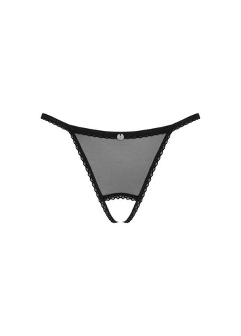 Celia Noir crotchless thong XS/S Obsessive (303906983)