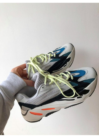 Цветные демисезонные кроссовки мужские adidas yeezy 700 wave runner адидас изи буст No Brand