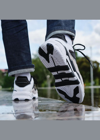 Сріблясті кросівки originals niteball cloud white core black silver - h67360 41 No Brand