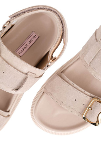 Жіночі Сандалі ELIDESS2508 Бежевий Замша Helena Soretti (368527451)