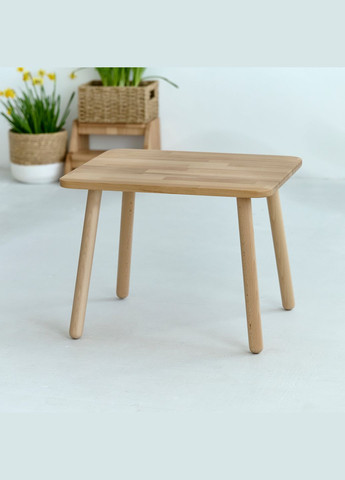 Дитячий столик і стільчик Bear для дітей 2-4 років Натуральний Tatoy (292312772)