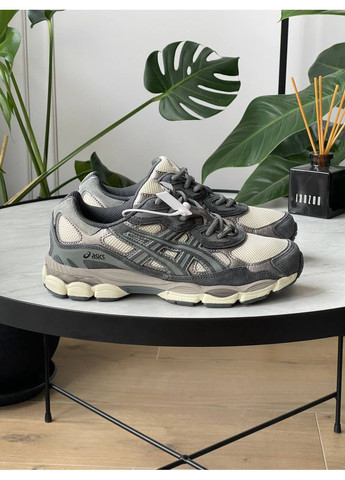 Кросівки жіночі і чоловічі Asics Gel-NYC beige gray brown | Асікс Гель-НЮК бежеві сірі коричневі No Brand бежеві демісезони (355797383)