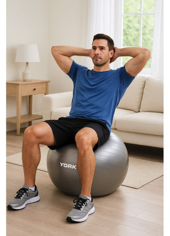 Фітбол 75см + насос York Fitness (362028004)