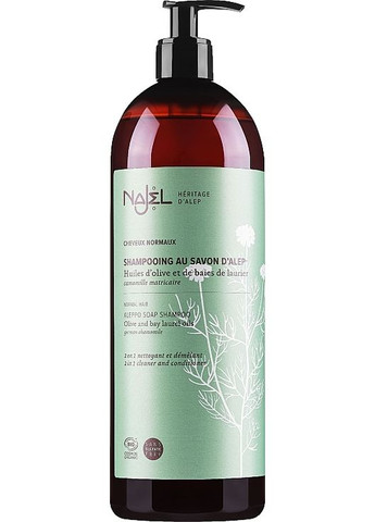 Шампунь на основе алеппского мыла 2в1, для нормальных волос Aleppo Soap Shampoo 500ml (577479-32067276) Najel (368661779)