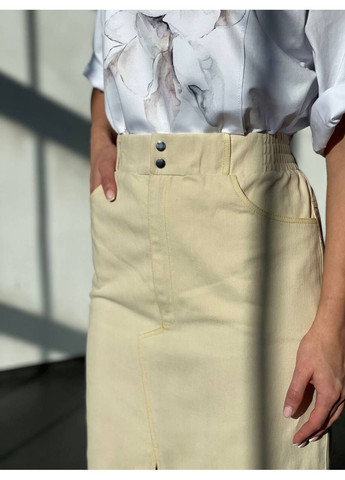 Спідниця джинс беж Verena Design (360907498)