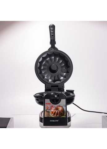 Кексниця електрична 1800 Вт антипригарна для випікання кексів та тістечок десертниця для дому Sokany (370432506)