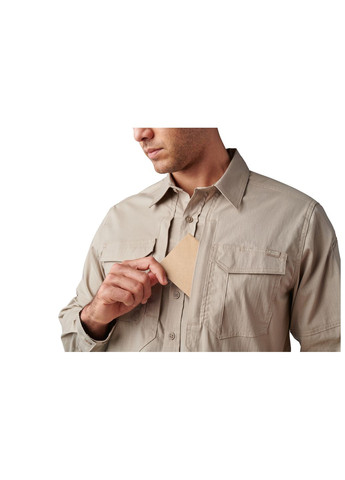 Сорочка тактична ABR Pro Long Sleeve Shirt Khaki (72543ABR-055-L) 5.11 Tactical (331643140)