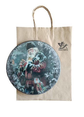 Старинная деревянная доска с изображением Санта-Клауса. Handmade (308071308)