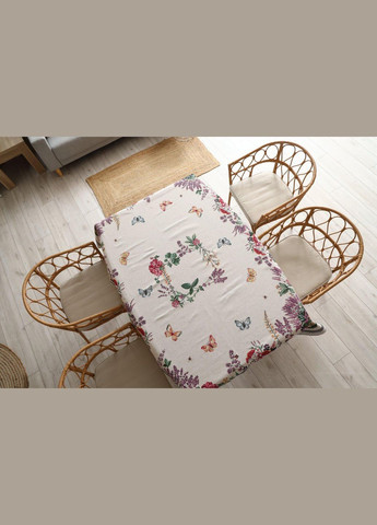 Гобеленовая скатерть на стол Лавандовое поле Прованс (326807410)