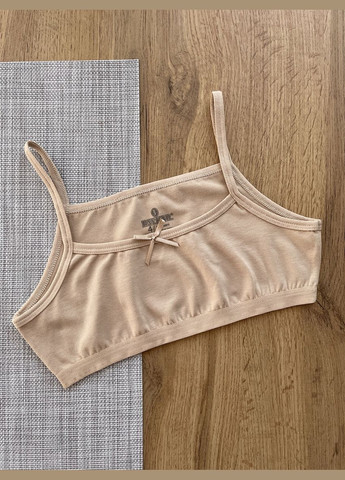 Бежевий демісезонний комплект трусики та топ для дівчинки Baykar