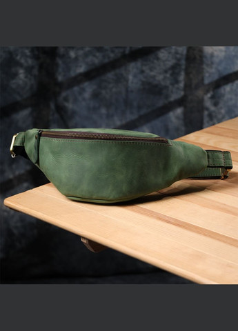 Стильна чоловіча бананка відмінної якості з натуральної шкіри вінтажної шкіри 23142 Shvigel (332201412)