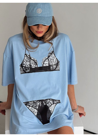 Женская широкая футболка КАБРИОЛЕТ с принтом (mil564) milirud - (369150655)