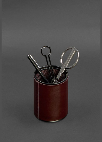 Настольный набор из натуральной кожи 1.0 бордовый краст (A-027791) BlankNote (330144333)