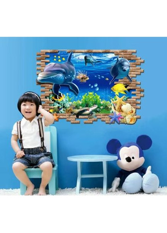 Наклейка интерьерная на стену Океан 60х90 см (AY9706) Green Life (335063936)