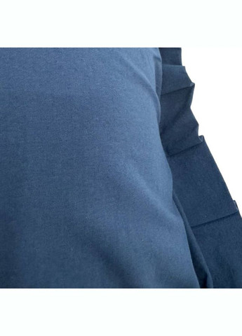 Декоративна наволочка Stonewash Dark Blue 45х45 см з рюшами (94331851) SoundSleep (307088833)