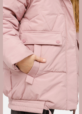 Светло-розовая зимняя зимняя куртка для девочки цвет пудровый cb-00254653 Mingyingfushi