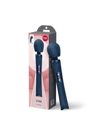 Вибромассажер VIM Vibrating Wand Nightblue, супермощный и легкий, до 6 часов работы sexstyle Fun Factory (388216815)