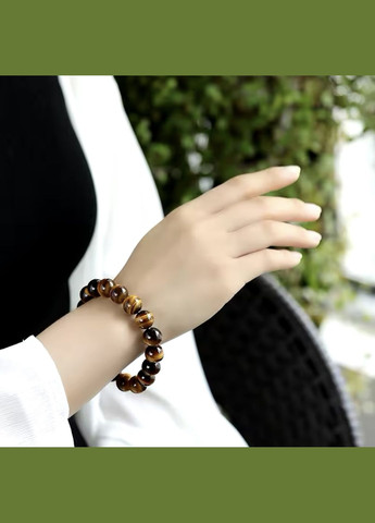 Браслет із тигрового ока 10 мм (80168) Hemst (306557590)