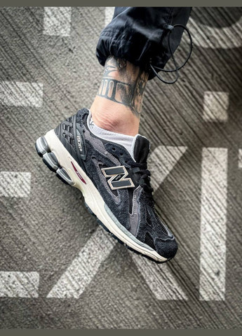 Чорні Осінні кросівки чоловічі і жіночі new balance 1906d protection pack black gray | нью беланс 1906d протекшн пак чорні сірі No Brand