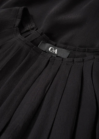 Черная летняя блузка C&A
