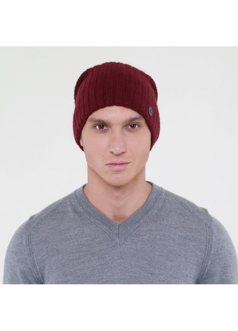 Шапка колпак мужская шерсть бордовая LIORA 947-285 LuckyLOOK 947-285M (322791564)