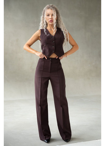 Костюм (брюки, жилет), цвет Темно-коричневый Tales (367831953)