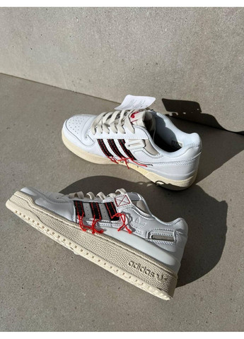 КРОСІВКИ ЖІНОЧІ ADIDAS LOW 84 FORUM WHITE / RED АДІДАС No Brand білі демісезони (368888056)