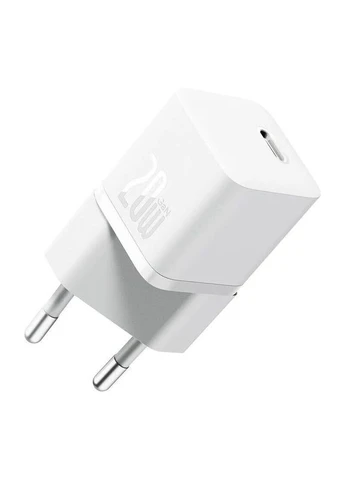 Зарядное устройство Baseus GaN5 Fast Charger PD20W 1USB-C белый 20W No Brand GaN5 Fast Charger (mini) PD20W (1USB-C) (402066540)