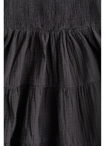 Сіра багатоярусне муслинове сукня для дівчинки сіра 146см(10-11р) H&M (365958309)