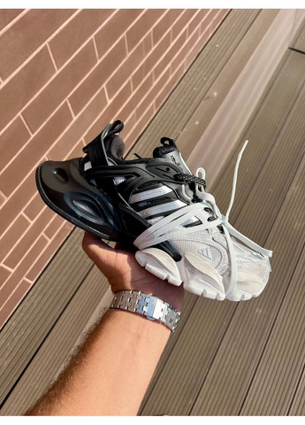 Черные демисезонные кроссовки мужские adidas vento xlg deluxe black white адидас венто xlg делюкс No Brand