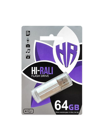 Флеш-накопичувач USB 64GB Corsair Series Silver (HI-64GBCORSL) Hi-Rali (354735174)