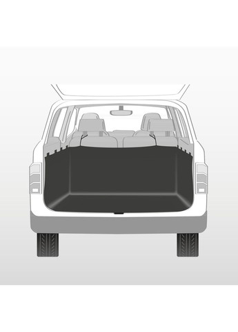 Автомобильная подстилка в багажник, нейлон, 2,30x1,70м (черный) Trixie (362701680)
