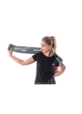 Резинка для фитнеса 55-137кг HS-L101RR серая Hop-Sport (361951389)