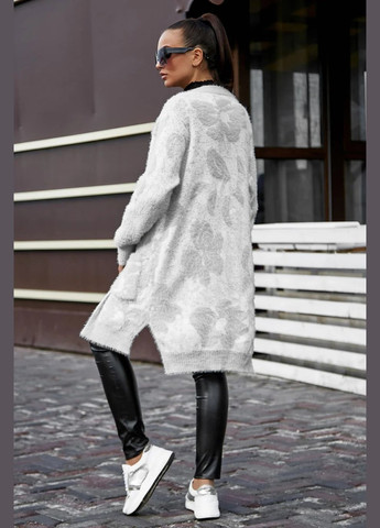 Серый демисезонный кардиган Seventeen